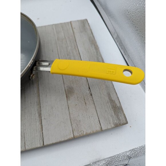 Todd English Limited Collection Green Pan 11" Frying Pan Skillet Lid Yellow - Picture 2 of 11